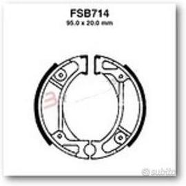 Ganasce freno ferodo posteriori honda zx 50