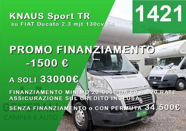 CAMPER KNAUS DUCATO MANSARDATO 6 POSTI SEMIDINETTE