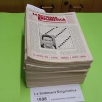 LA SETTIMANA ENIGMISTICA, anno 1998, parzialmente