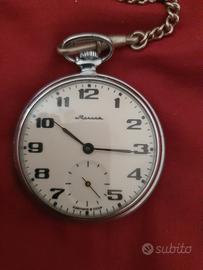 Orologio da tasca meccanico made in urss molnya