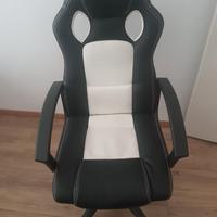 Sedia da ufficio / gaming ergonomica girevole