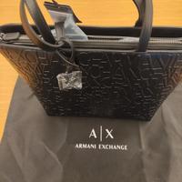 Borsa Armani Exchange Shopping Zip Top