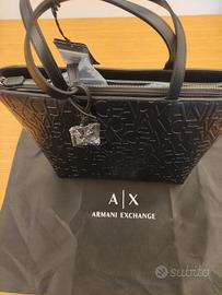 Borsa Armani Exchange Shopping Zip Top
