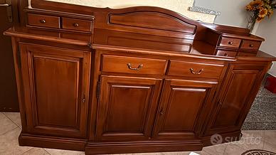 Credenza 4 ante c/alzata mod. Mozart