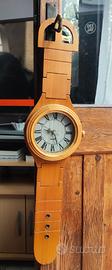 orologio da parete in legno vintage