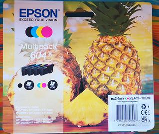 EPSON Multipack 4 cartucce codice 604 serie Ananas