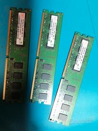 memorie DDR2  2GB, 3 unità 