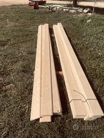Perlinato in legno di abete 4 metri spessore 2.5cm