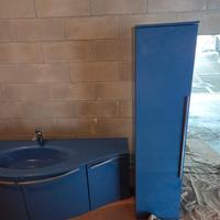 MOBILE BAGNO DESIGN BLU – SET COMPLETO