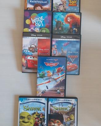 Dvd originali Walt Disney e Dreamworks