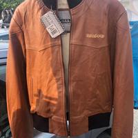 Giubbino in pelle marca bieffe taglia L nuovo!!!!!