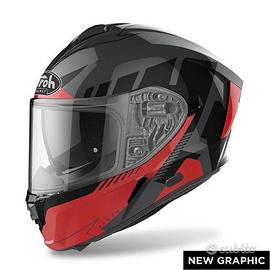 Casco Airoh Spark Rise Red Gloss