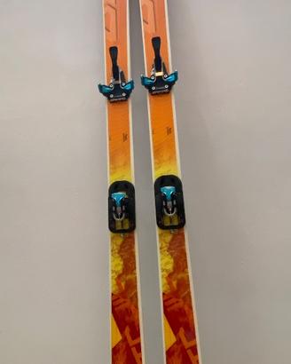 Sci alpinismo con attacco ski trab e piastra