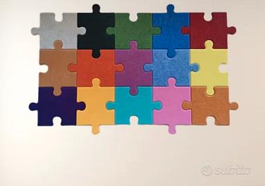 tappetto puzzle o pannello in feltro per parete