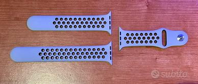 Cinturino Apple Watch Nike Sport platino nero