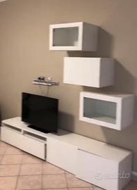 Parete attrezzata TV bianca Ikea