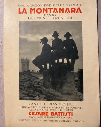 Dal canzoniere della Sosat, spartito LA MONTANARA