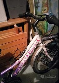 bicicletta ragazza ruota 22