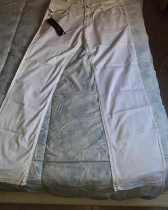 PANTALONE BIANCO ESTIVO