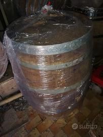 botti per vino in rovere e mastello da 500 litri