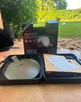 Parabola satellitare da campeggio + decoder