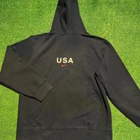 Felpa Cappuccio Nike USA Vintage Anni 2000 Tg XL
