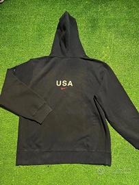 Felpa Cappuccio Nike USA Vintage Anni 2000 Tg XL