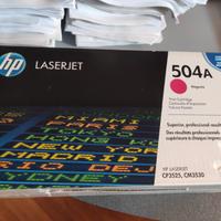 Toner HP LaserJet ORIGINALE-CP3525, CM3530-Magenta