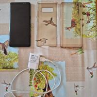 Smartphone Samsung Galaxy Note 8 + Cover + caricab
