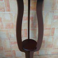 COLONNA PORTA VASO IN LEGNO