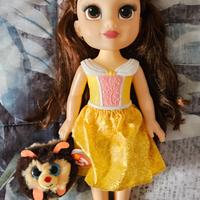 Bambola principessa Disney (Belle) + peluche