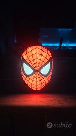 Lampada da comodino a led di Spiderman 