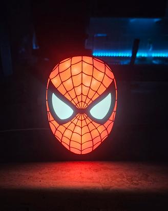 Lampada da comodino a led di Spiderman 