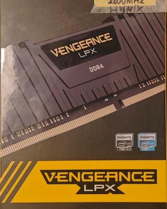 RAM Vengeance Corsair  DDR4 LPX 2*8GB(16GB)