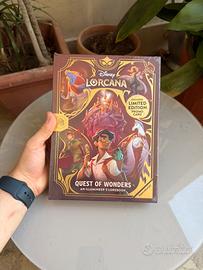 Disney Lorcana Quest of Wonders Lorebook & Promo