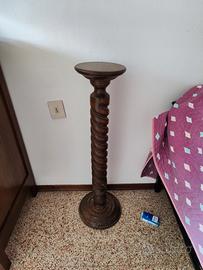 Colonna in legno vintage 