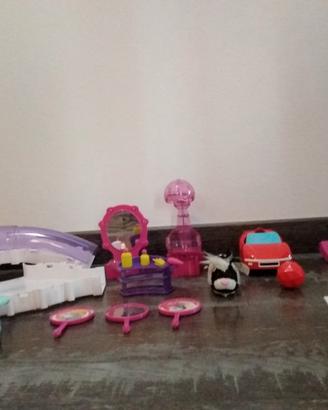 Salone di bellezza zhu zhu Pets + testa gioco