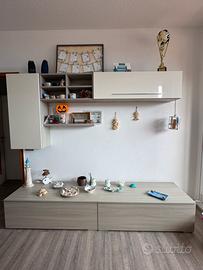 Soggiorno effetto olmo perla