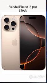 iPhone 16 pro 256