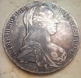 Tallero ERITREA  Maria Teresa 1780 ARGENTO