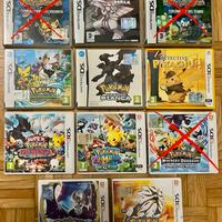 Lotto 8 giochi Pokemon Nintendo DS e 3DS ita