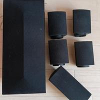 set 5 casse più sub lg per sistema 5.1