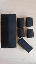 set 5 casse più sub lg per sistema 5.1