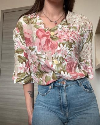 Camicia vintage floreale 