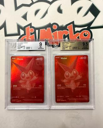 Victini 171 BLK Bgs 9 E Victini 172 WHT Bgs 9.5