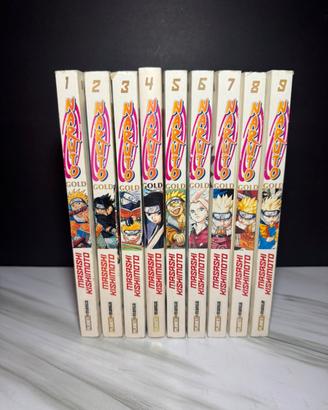 Manga Naruto edizione gold 1-9💕📚