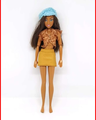 Bambola Barbie Flavas Tika Mattel Fashionistas