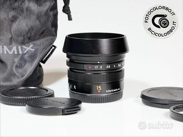 Panasonic Leica DG Summilux 15 F1.7 ASPH