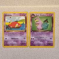 Slowpoke TR67 e Dark Slowbro TR29 1Ed ITA