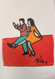 Marco Lodola - pennarello